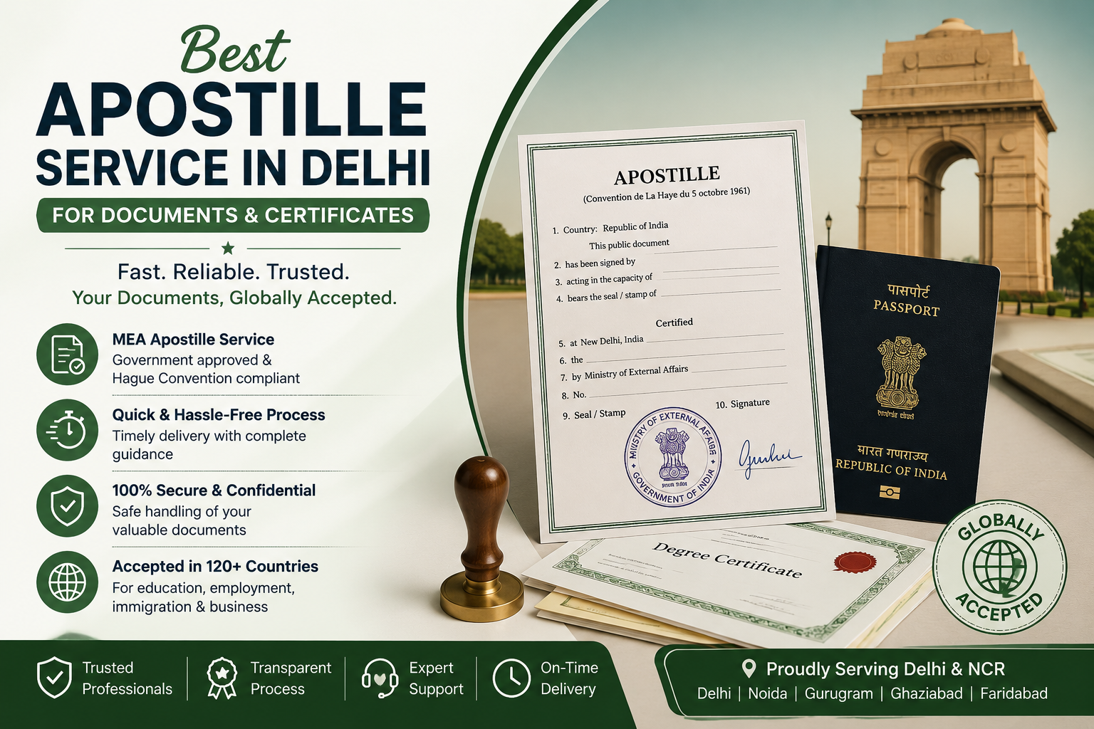 Best Apostille Service in Delhi for Documents & Certificates