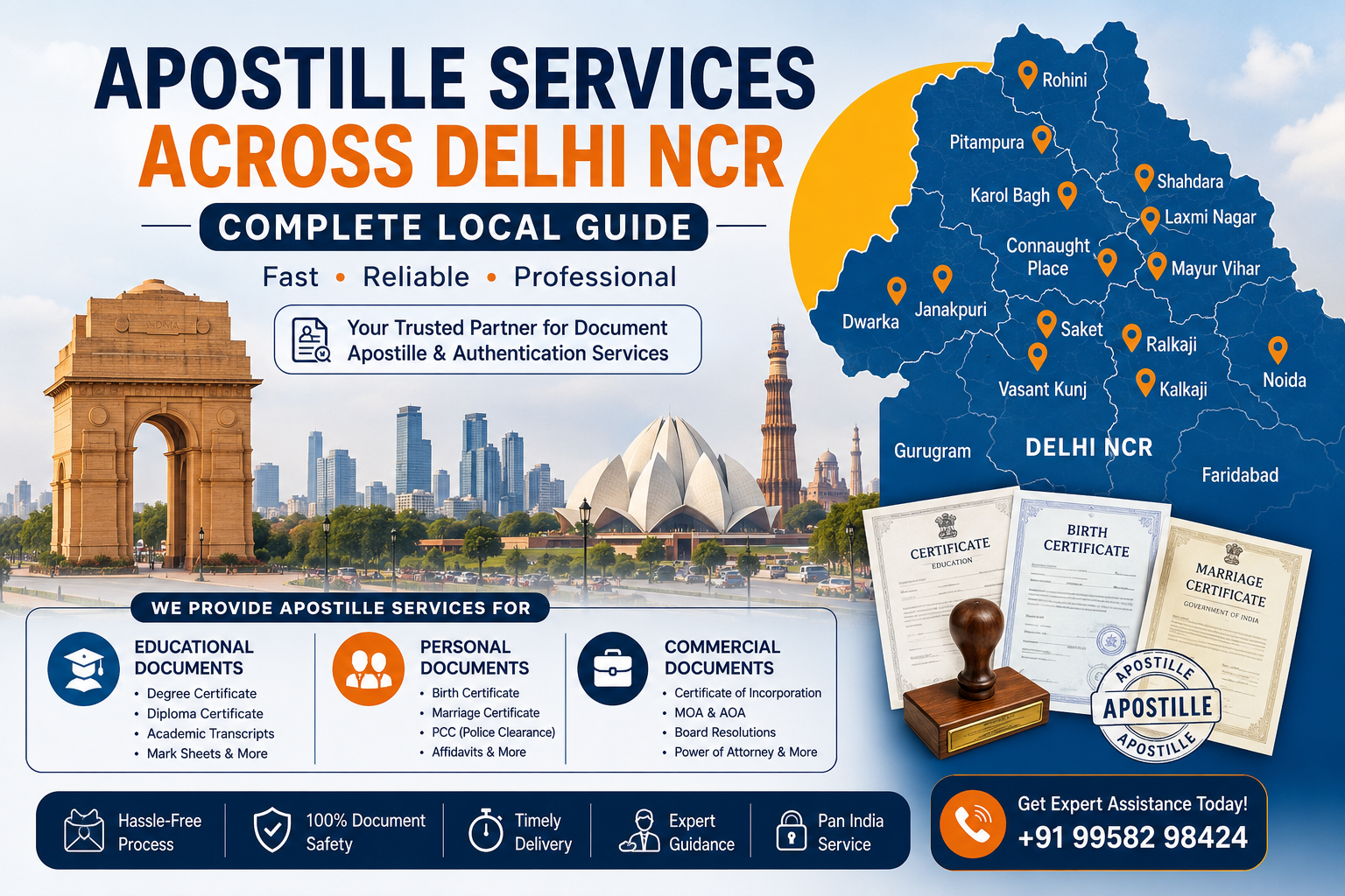 Apostille Services Across Delhi NCR: Complete Local Guide