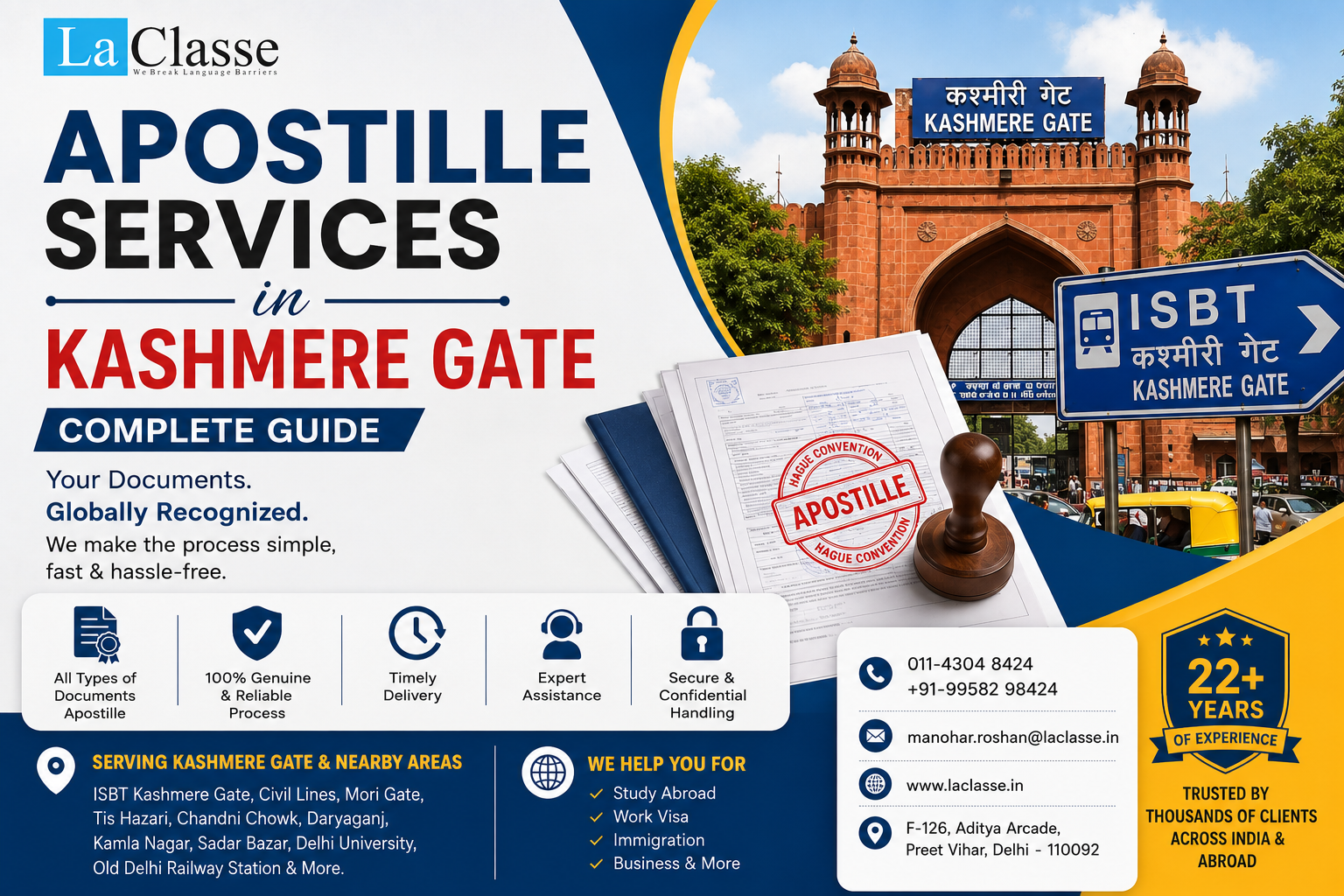 Apostille Services in Kashmere Gate: Complete Guide