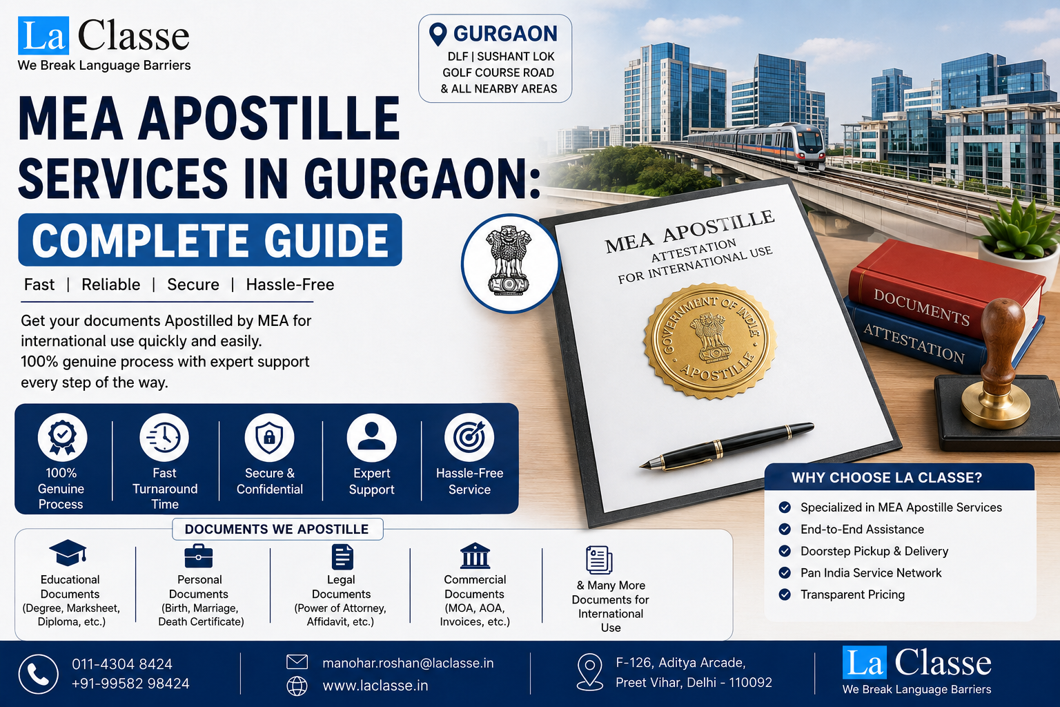 MEA Apostille Services in Gurgaon: Complete Guide