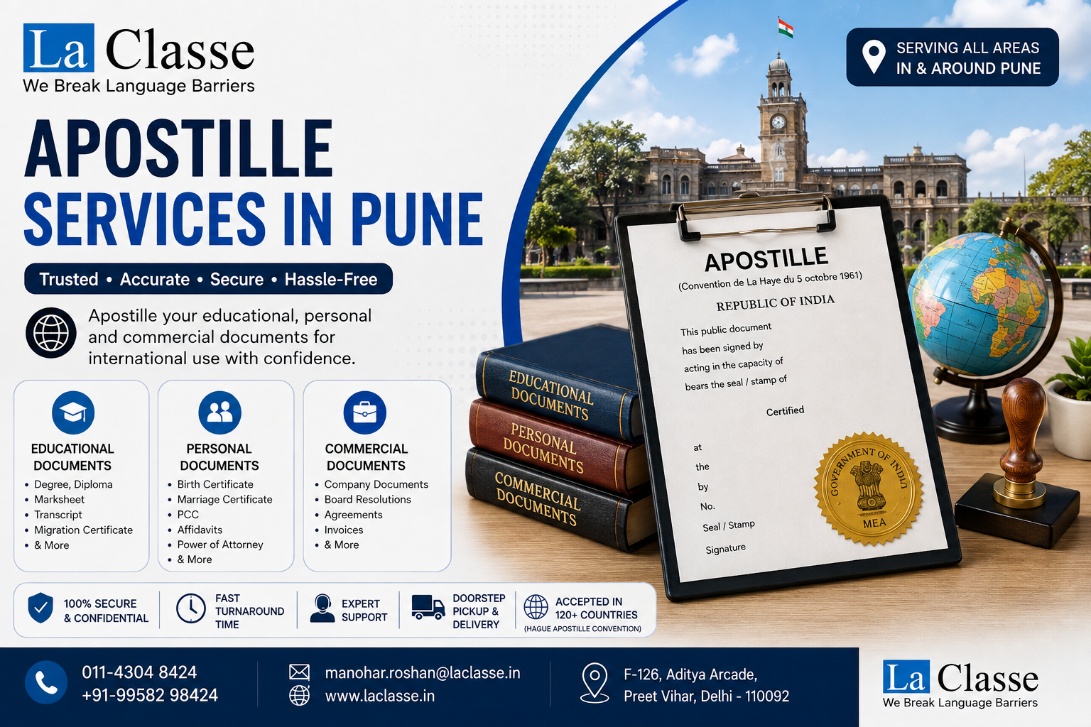 Trusted Apostille Services in Pune for Educational Documents