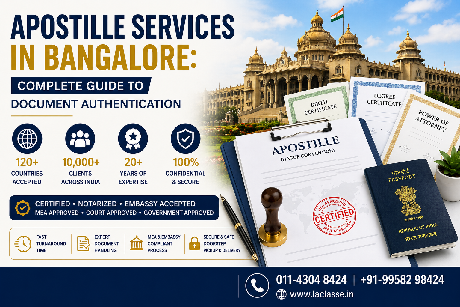 Best Apostille Services in Bangalore: Hebbal, Nagawara, Yelahanka, Koramangala & HSR Layout