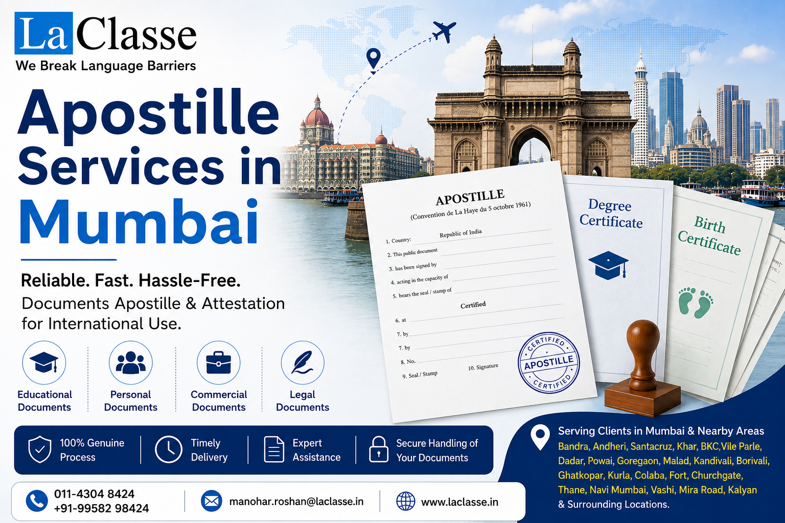 Apostille Services in Mumbai for International Documents