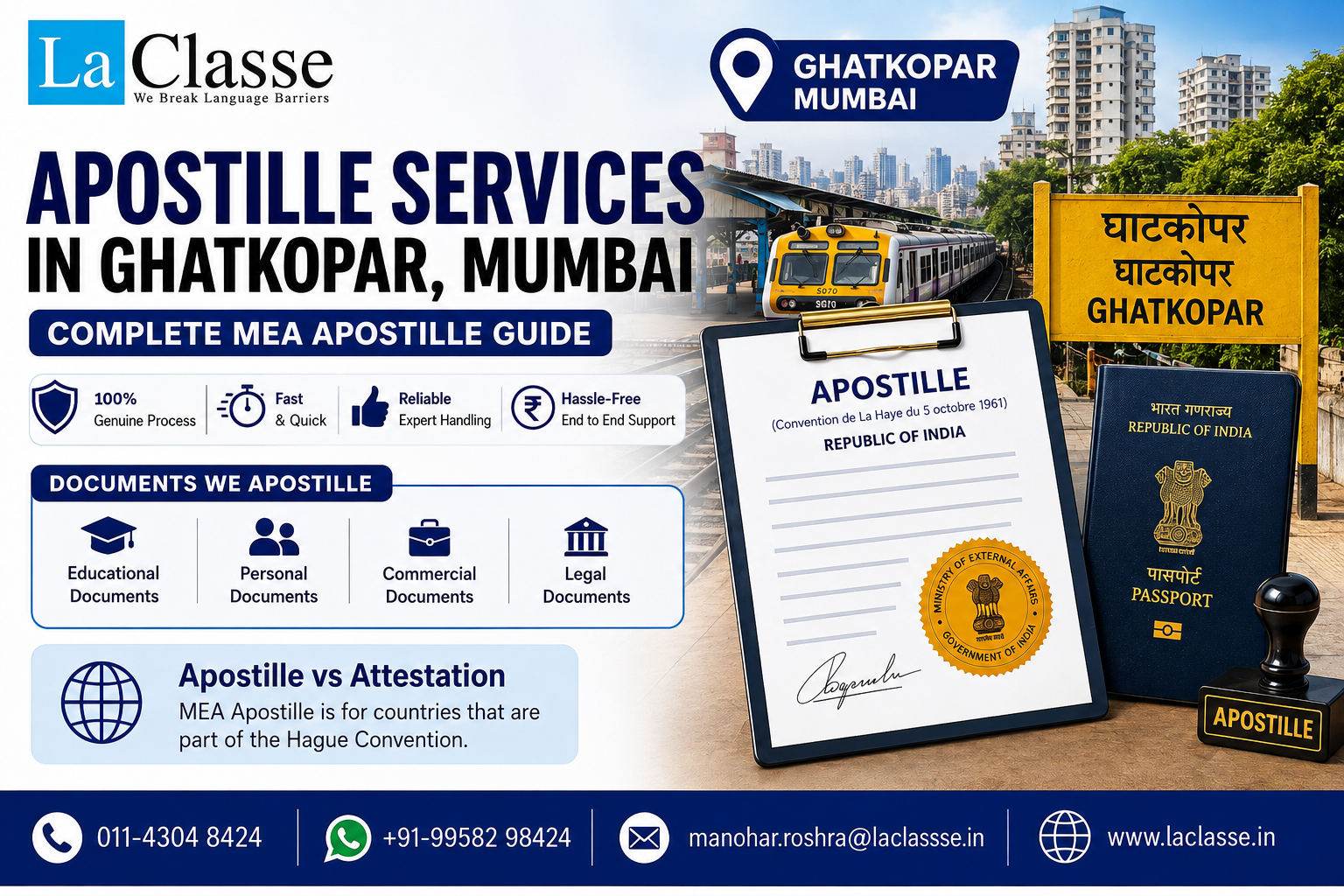 Apostille Services in Ghatkopar, Mumbai – Complete MEA Apostille Guide