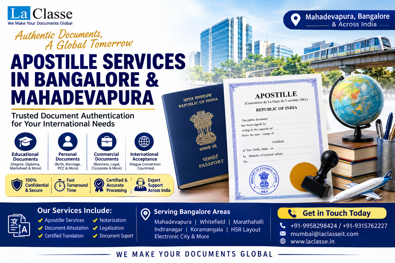 Apostille Services in Bangalore & Mahadevapura – Complete Guide