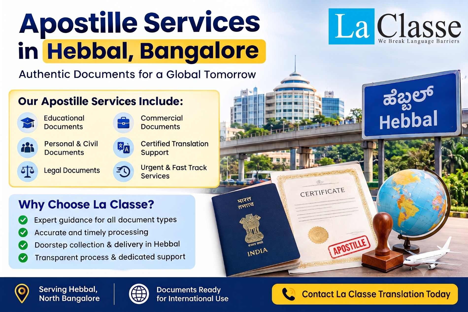 Apostille Services in Bangalore & Hebbal – Complete Guide to Document Authentication
