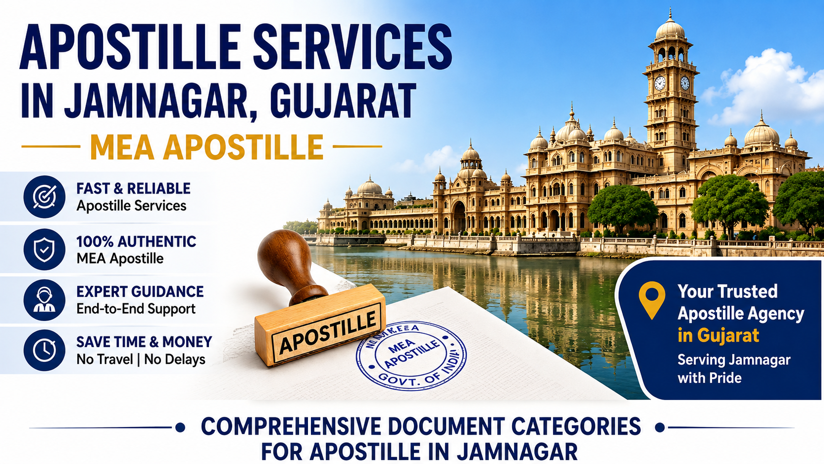 Apostille Services in Jamnagar, Gujarat | MEA Apostille
