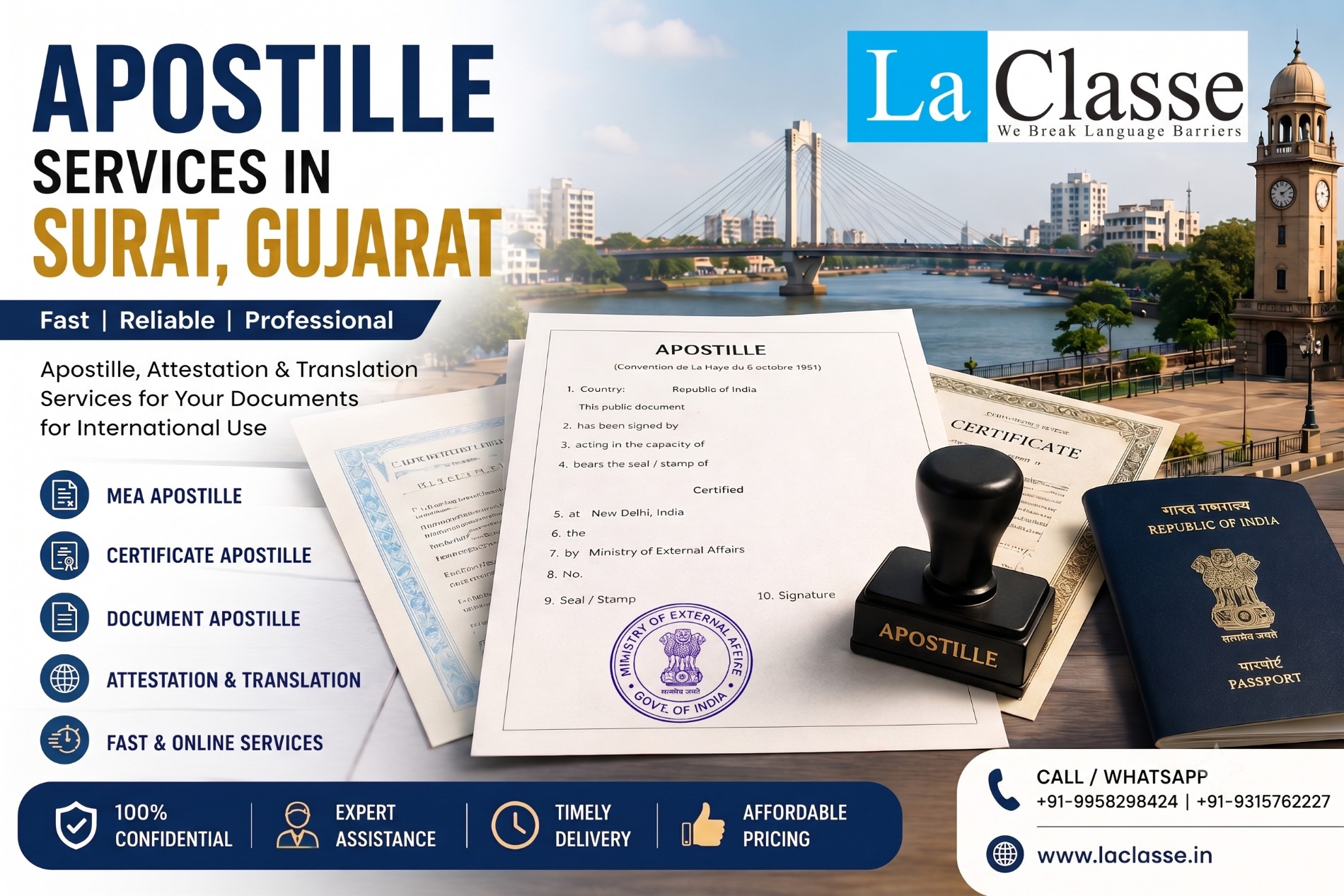 Best Apostille Services in Surat, Gujarat