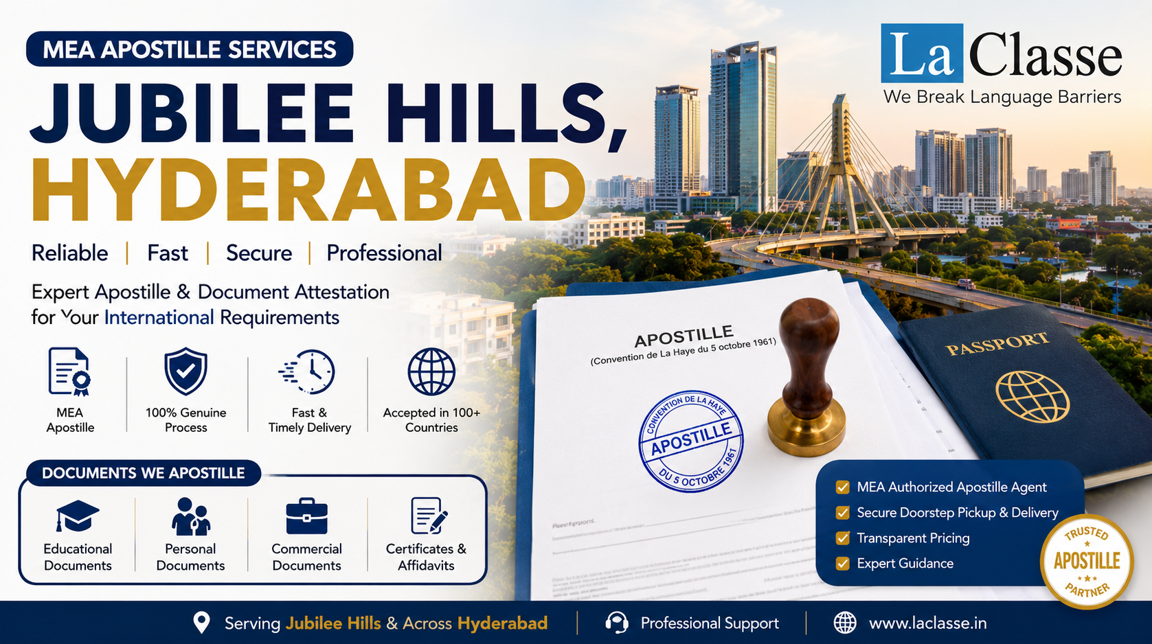 MEA Apostille Services in Jubilee Hills, Hyderabad | Reliable Document Legalization