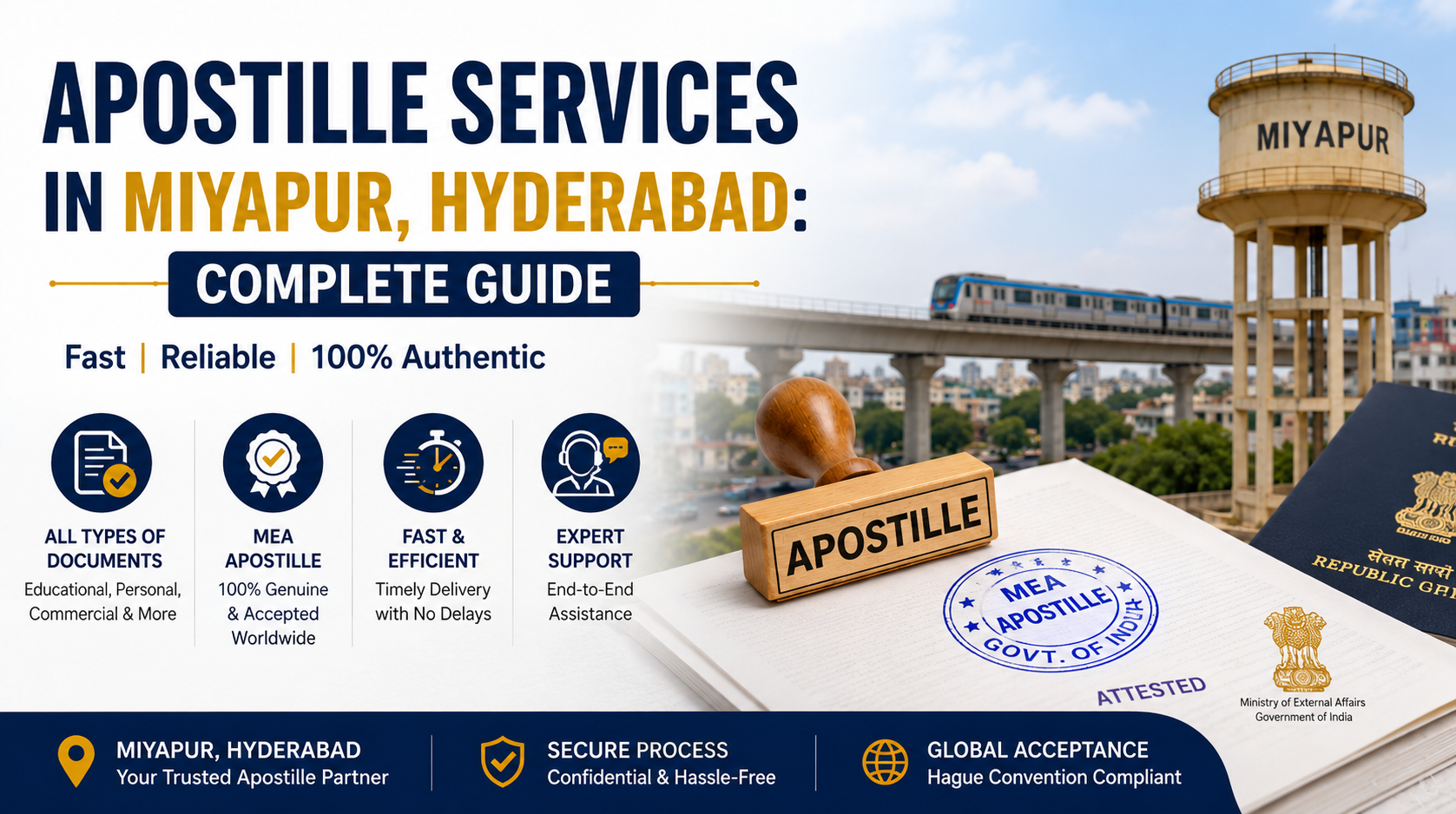 Apostille Services in Miyapur, Hyderabad: Complete Guide