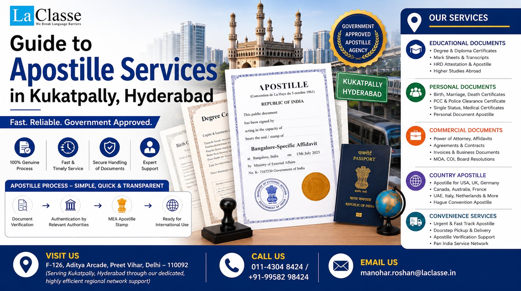Guide to Apostille Services in Kukatpally, Hyderabad