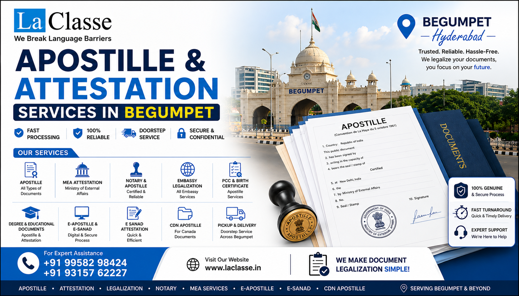 Ultimate Guide to Apostille Services in Begumpet: Complete Document Legalization