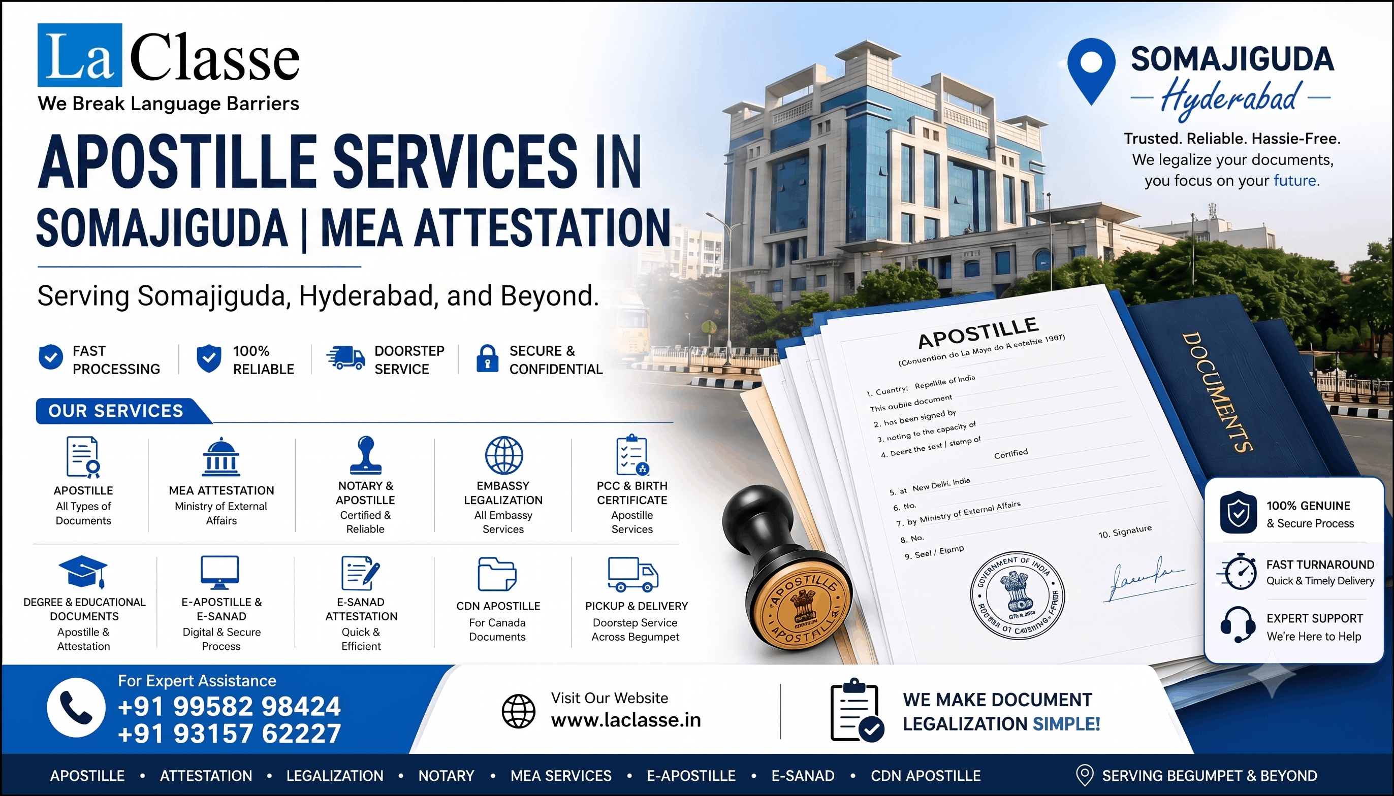 Ultimate Guide to Apostille Services in Somajiguda: Complete Document Legalization