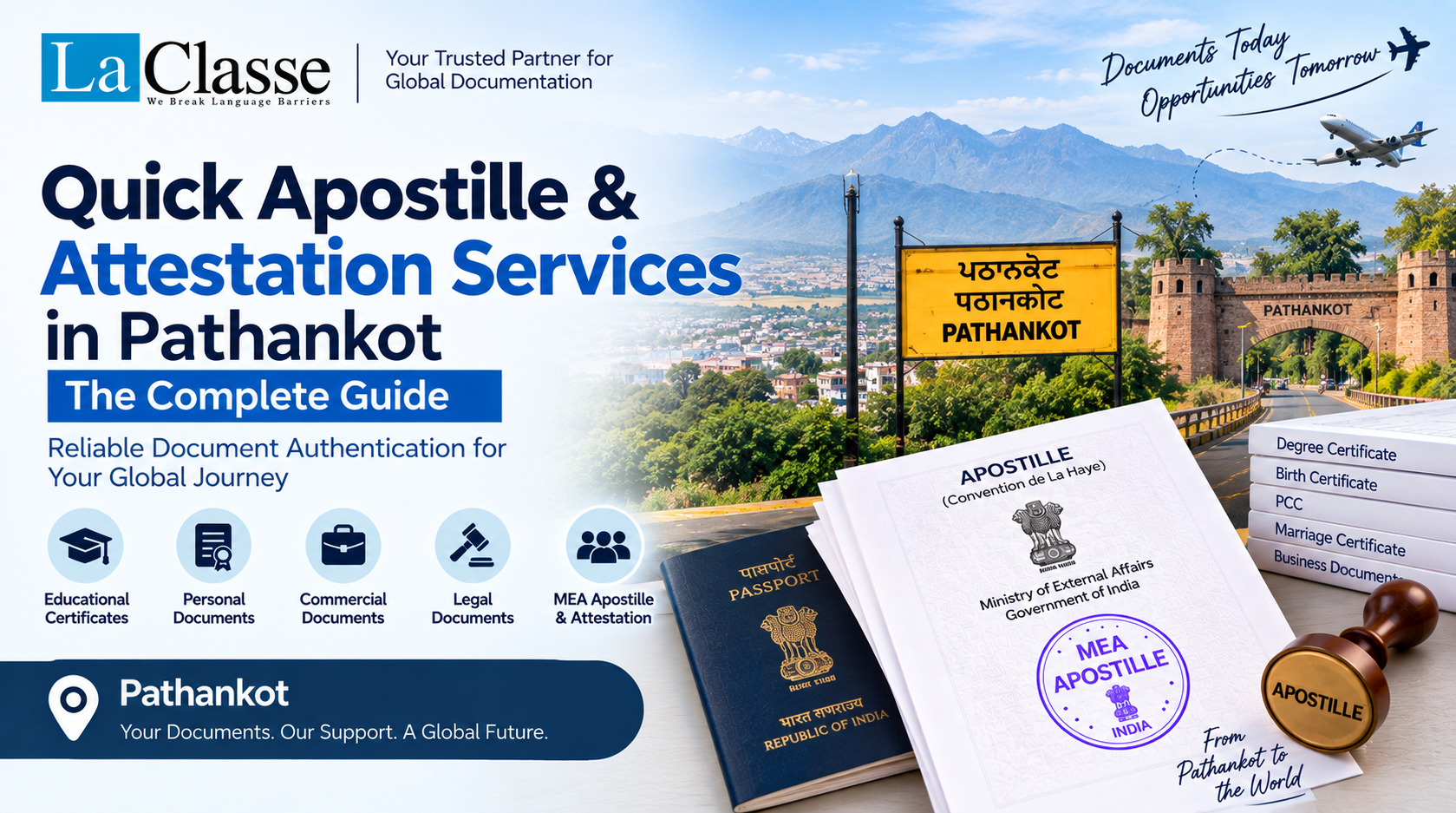 Quick Apostille & Attestation Services in Pathankot: The Complete Guide