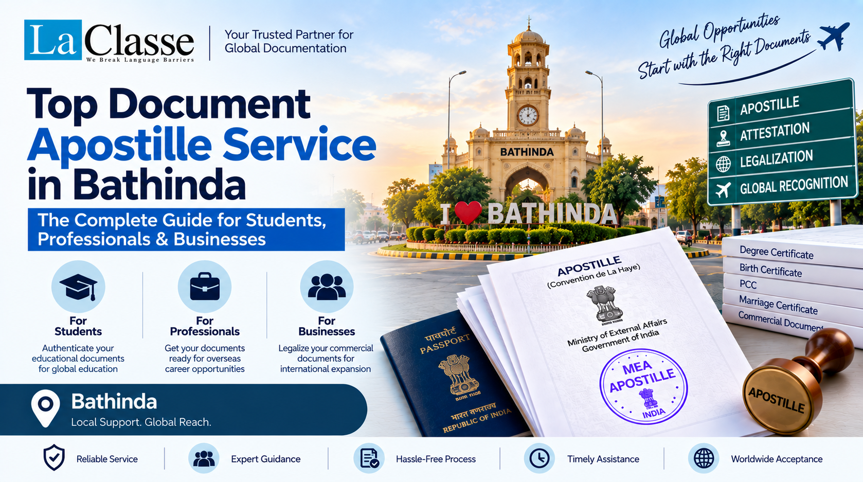Top Document Apostille Service in Bathinda: The Complete Guide for Students, Professionals & Businesses