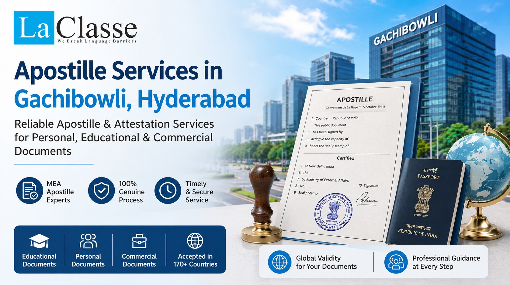 Apostille Services in Gachibowli, Hyderabad: Complete Informational Guide