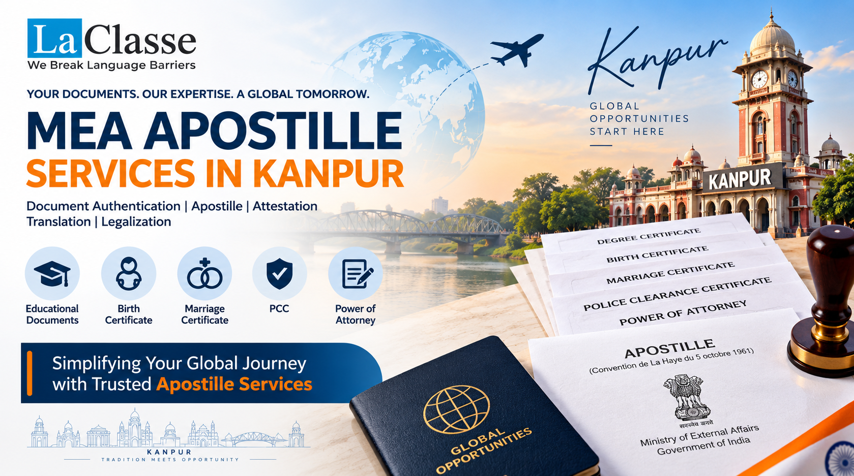 MEA Apostille Services in Kanpur