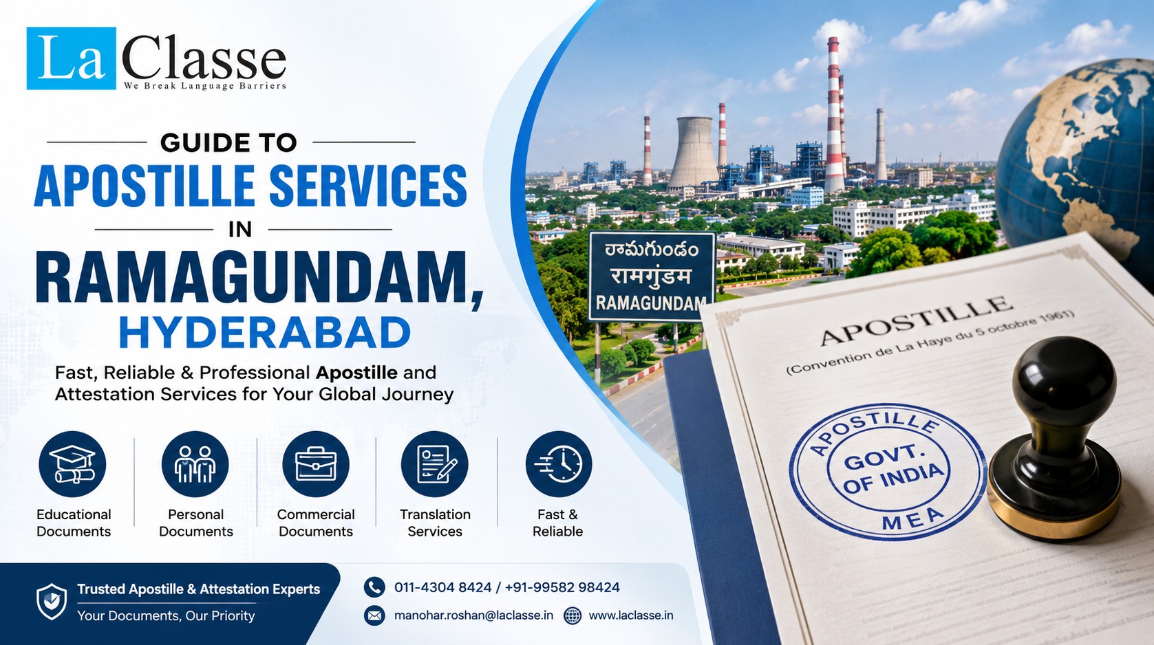 Guide to Apostille Services in Ramagundam, Hyderabad