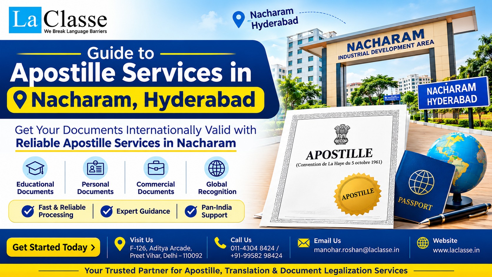 Guide to Apostille Services in Nacharam, Hyderabad