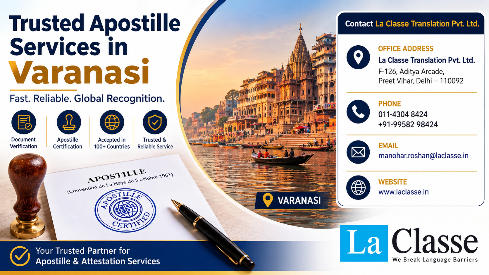 Trusted Apostille Services in Varanasi