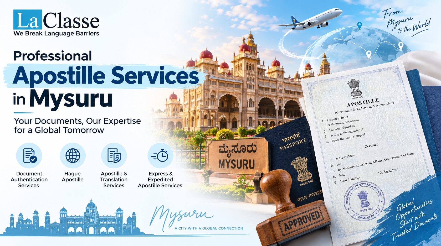 Professional Apostille Services in Mysuru for International Document Authentication