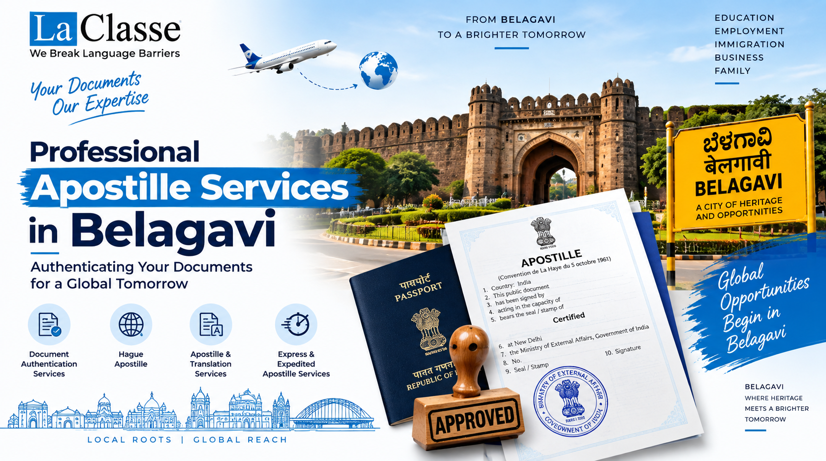 Professional Apostille Services in Belagavi for International Document Authentication