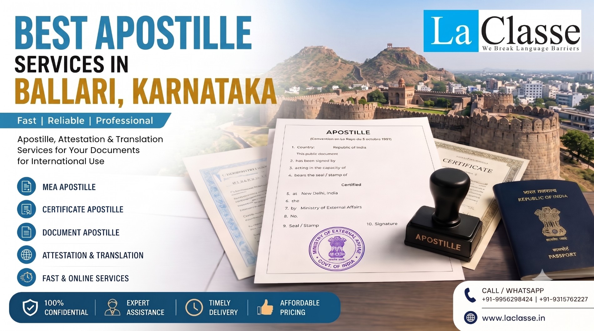 Best Apostille Services in Ballari, Karnataka