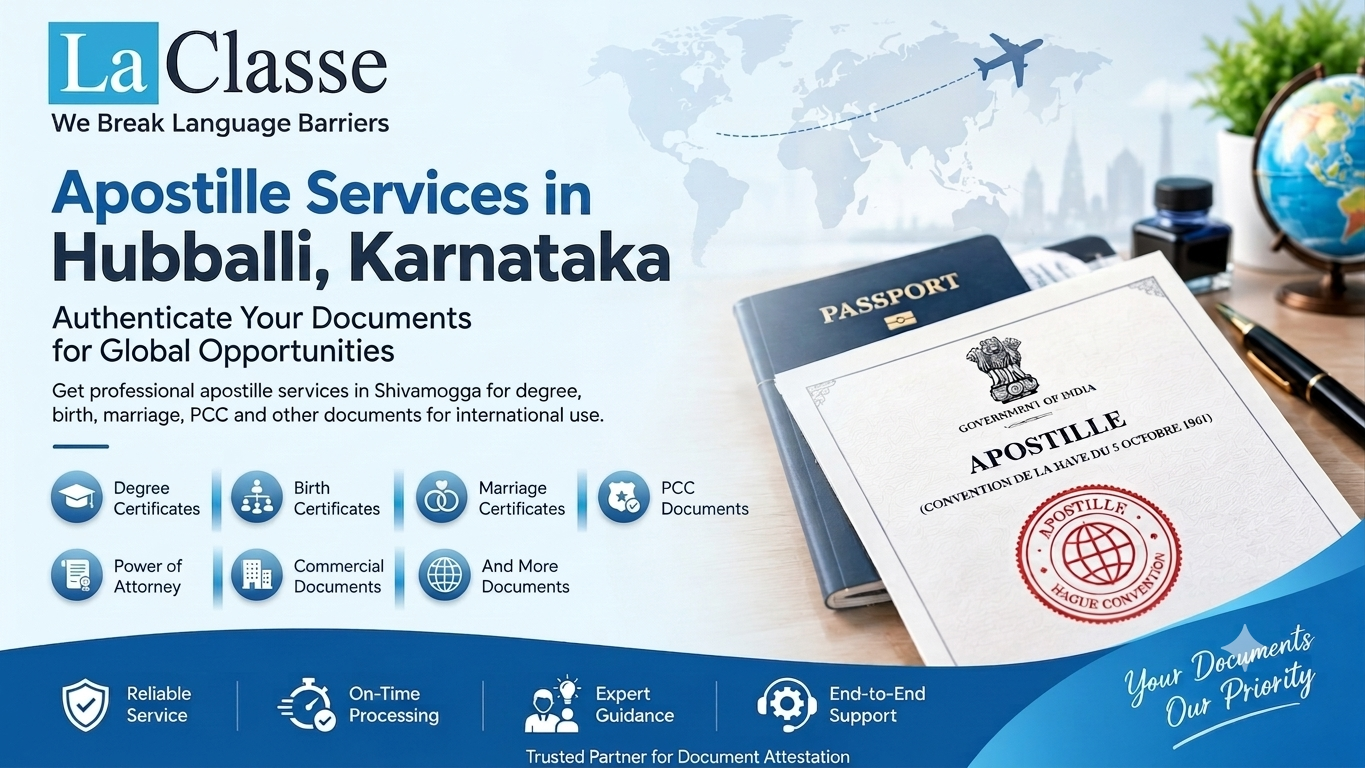 Apostille Services in Hubballi for International Documents