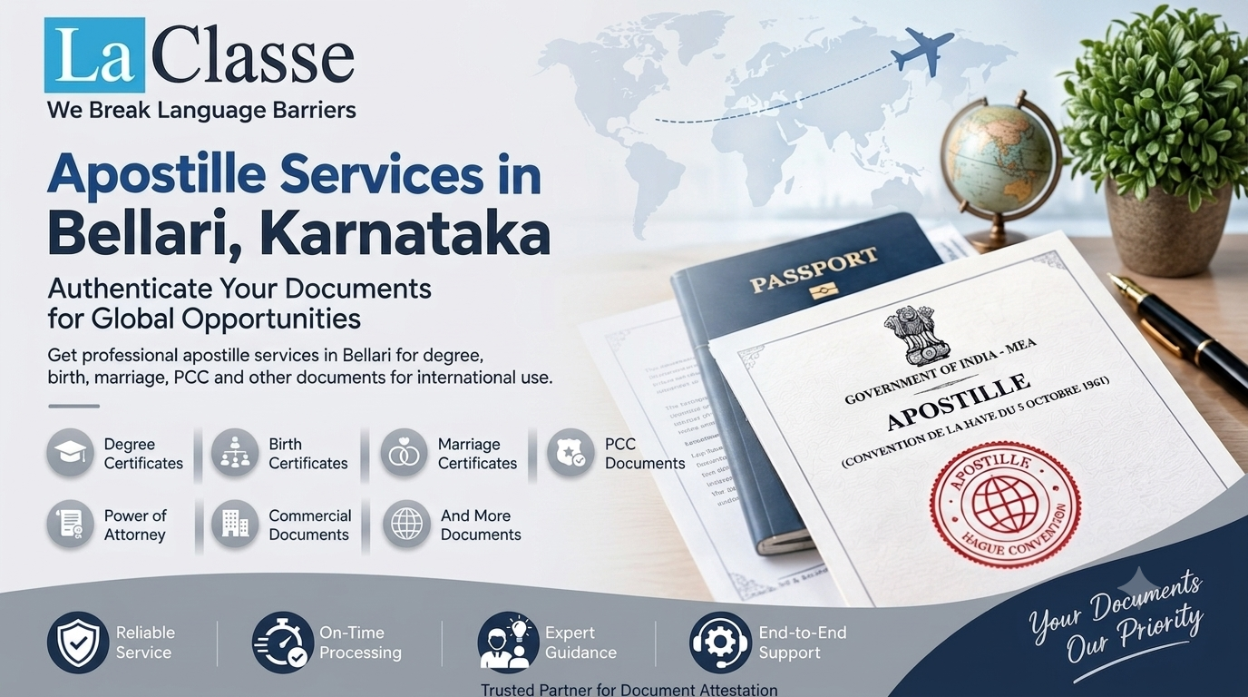 Best Apostille Services in Ballari, Karnataka – Complete Guide