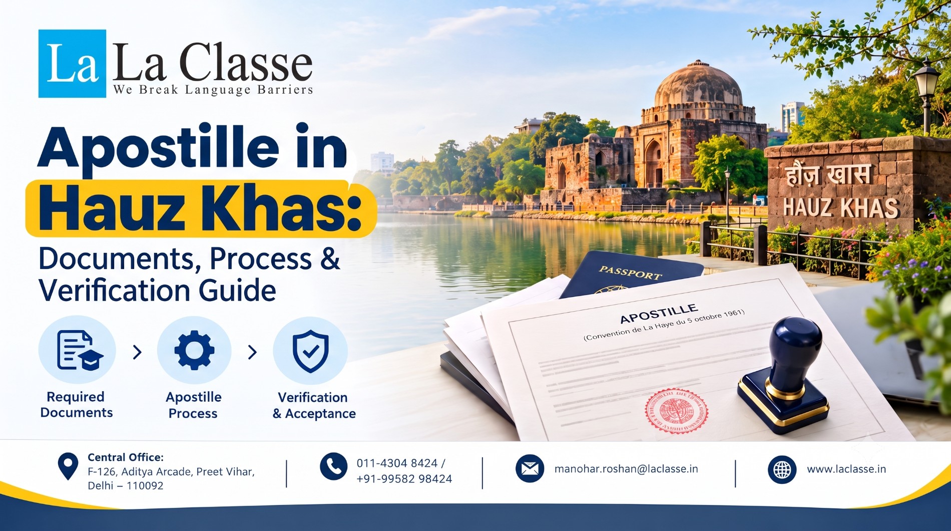 Apostille in Hauz Khas: Documents, Process & Verification Guide