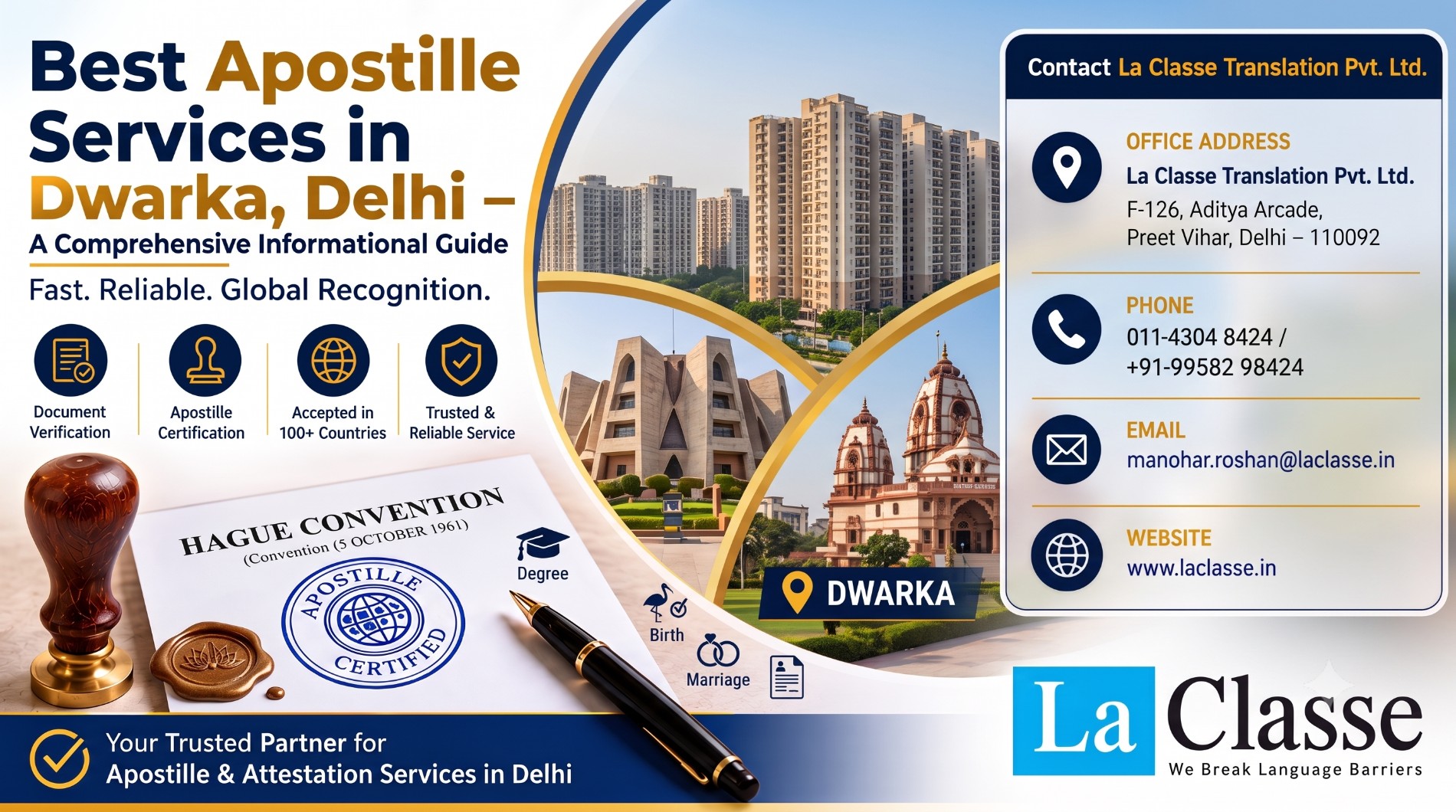 Best Apostille Services in Dwarka, Delhi – A Comprehensive Informational Guide