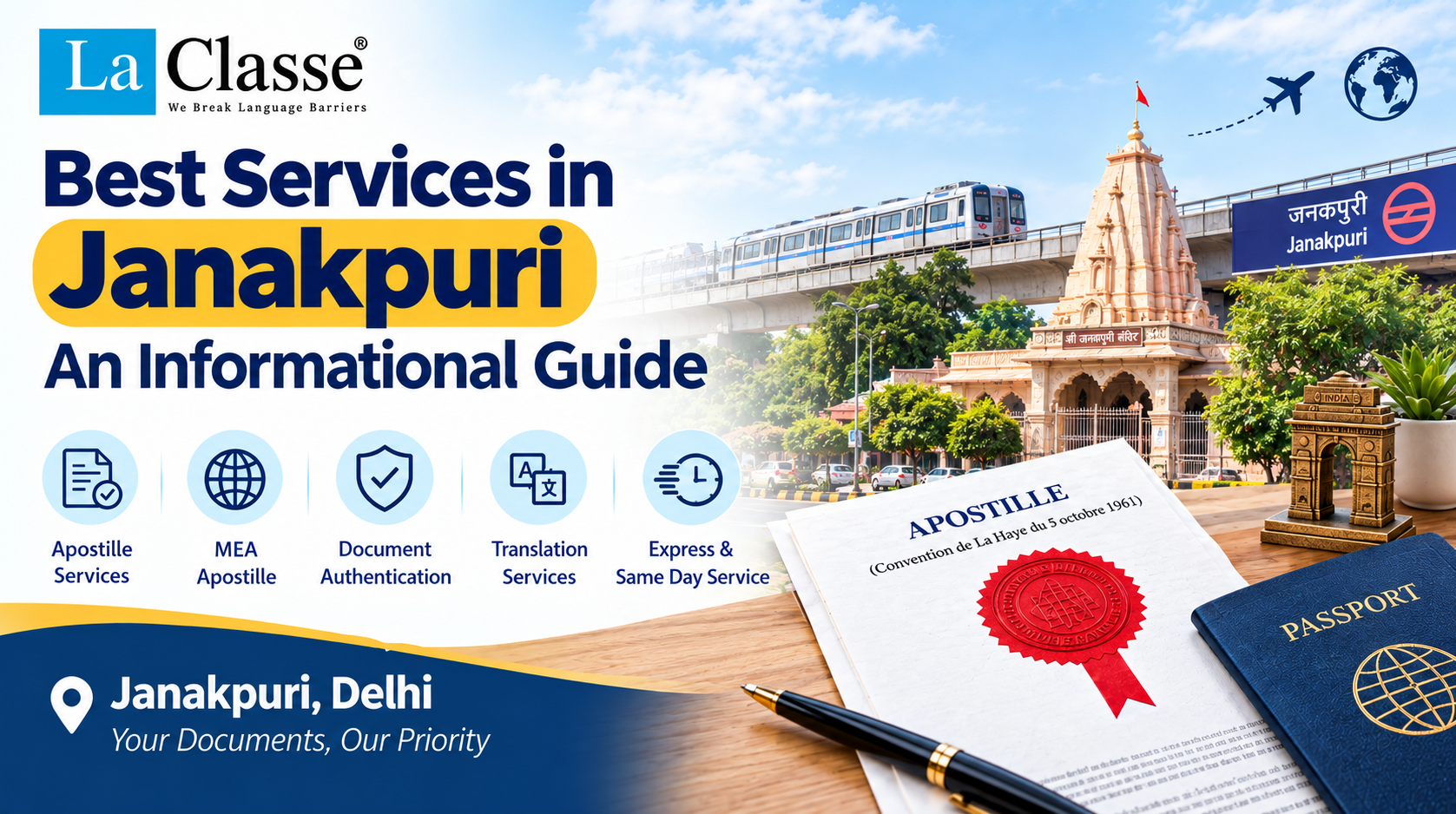 MEA Apostille Services in Janakpuri, Delhi