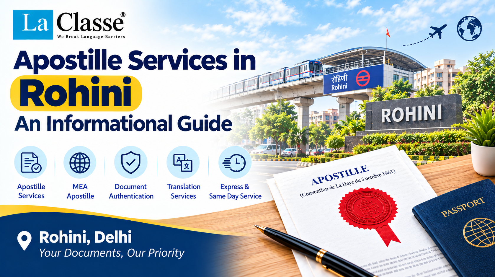 Apostille Services in Rohini, MEA Apostille & Document Attestation