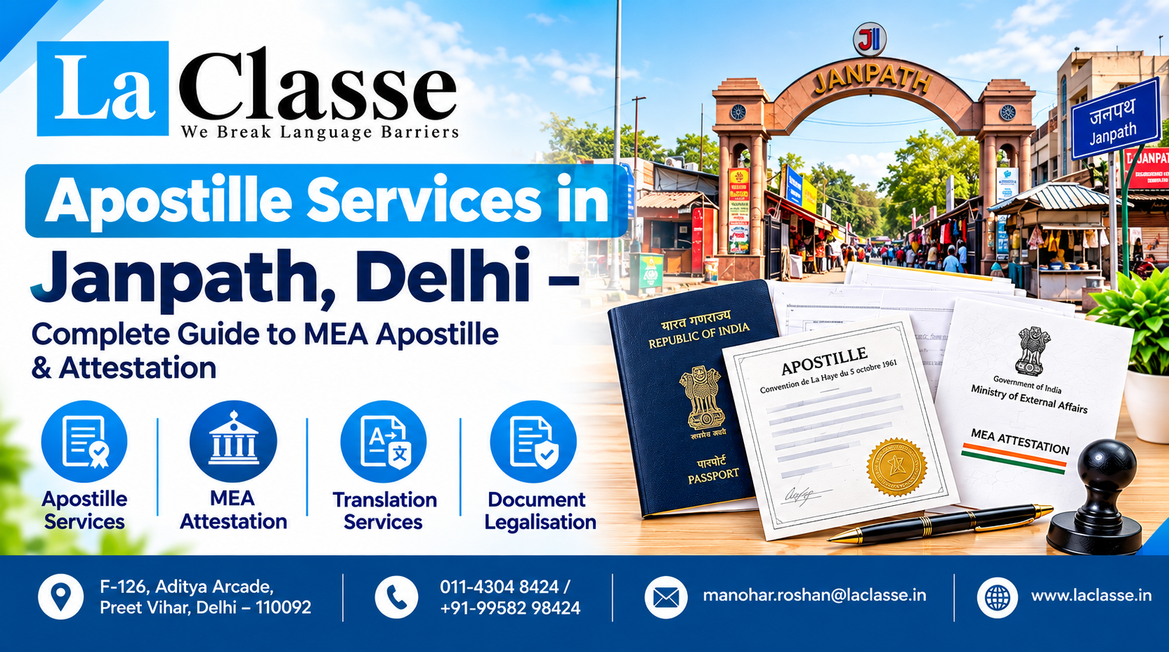 Apostille Services in Janpath, Delhi – MEA Apostille & Attestation Guide