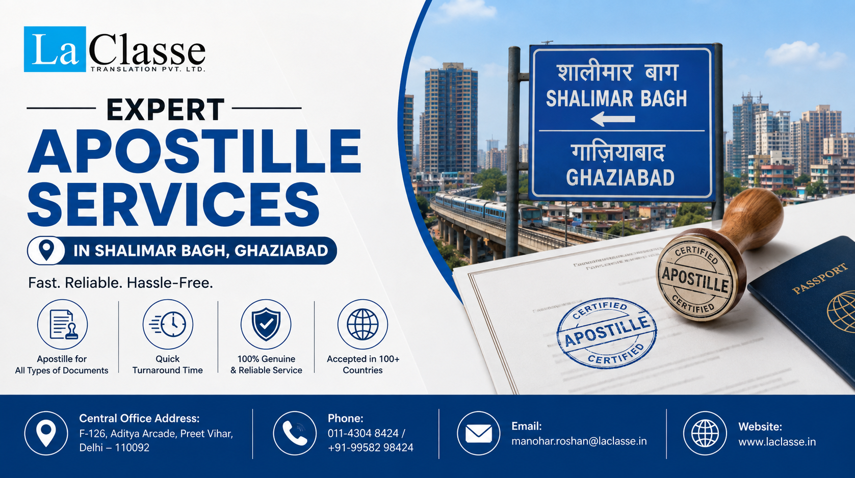 Expert Apostille Services in Shalimar Bagh, Ghaziabad