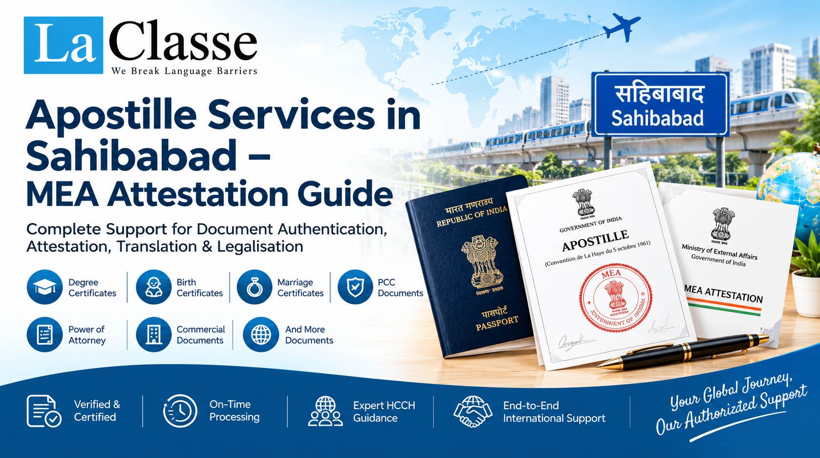 Apostille Services in Sahibabad – MEA Attestation Guide