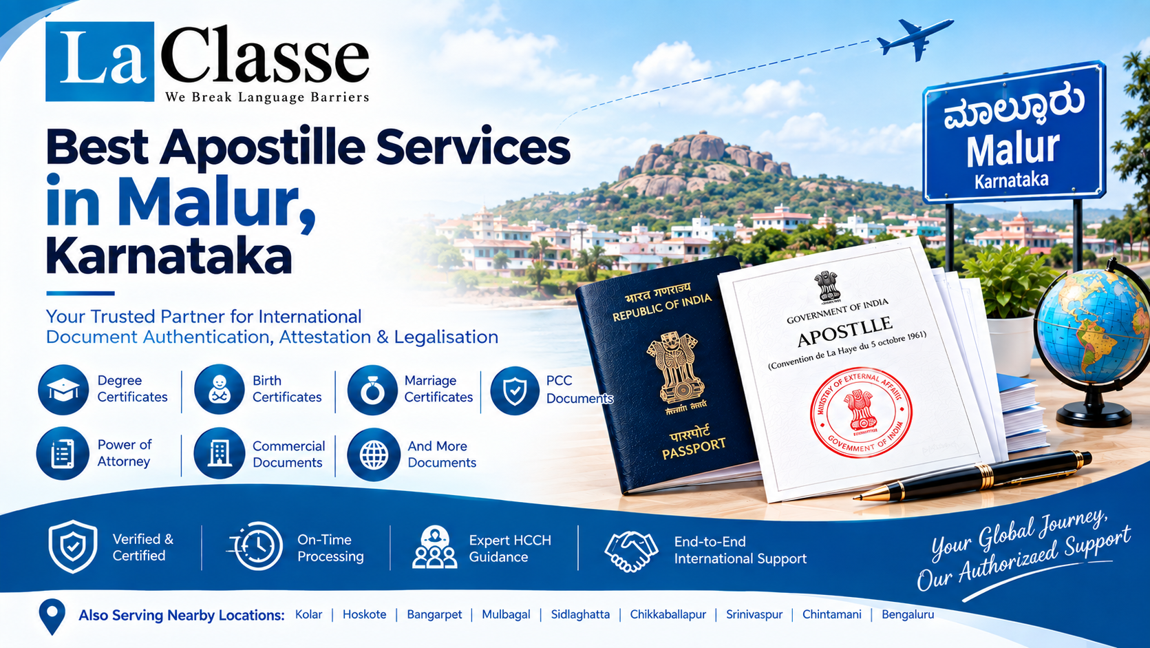 Apostille Services in Malur for International Documents