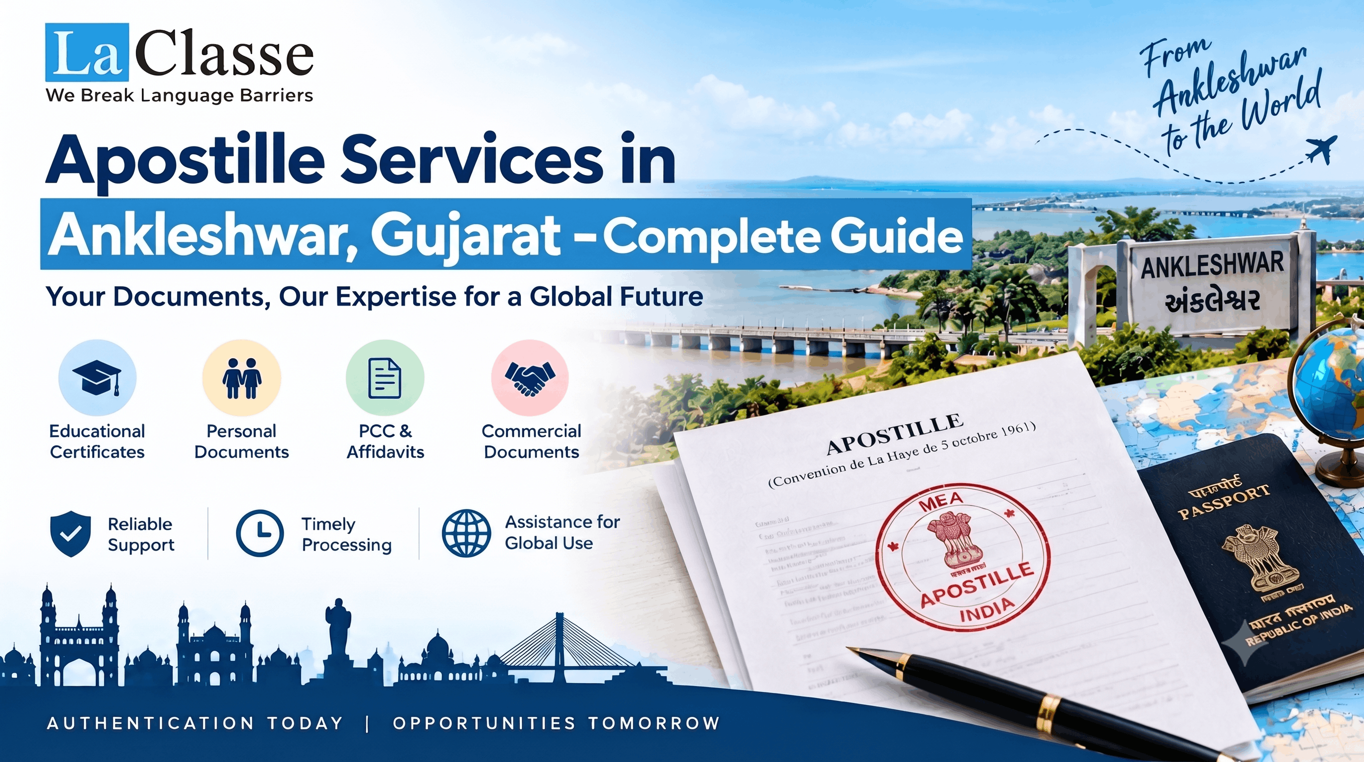 Best Apostille Services in Ankleshwar, Gujarat – Complete Guide
