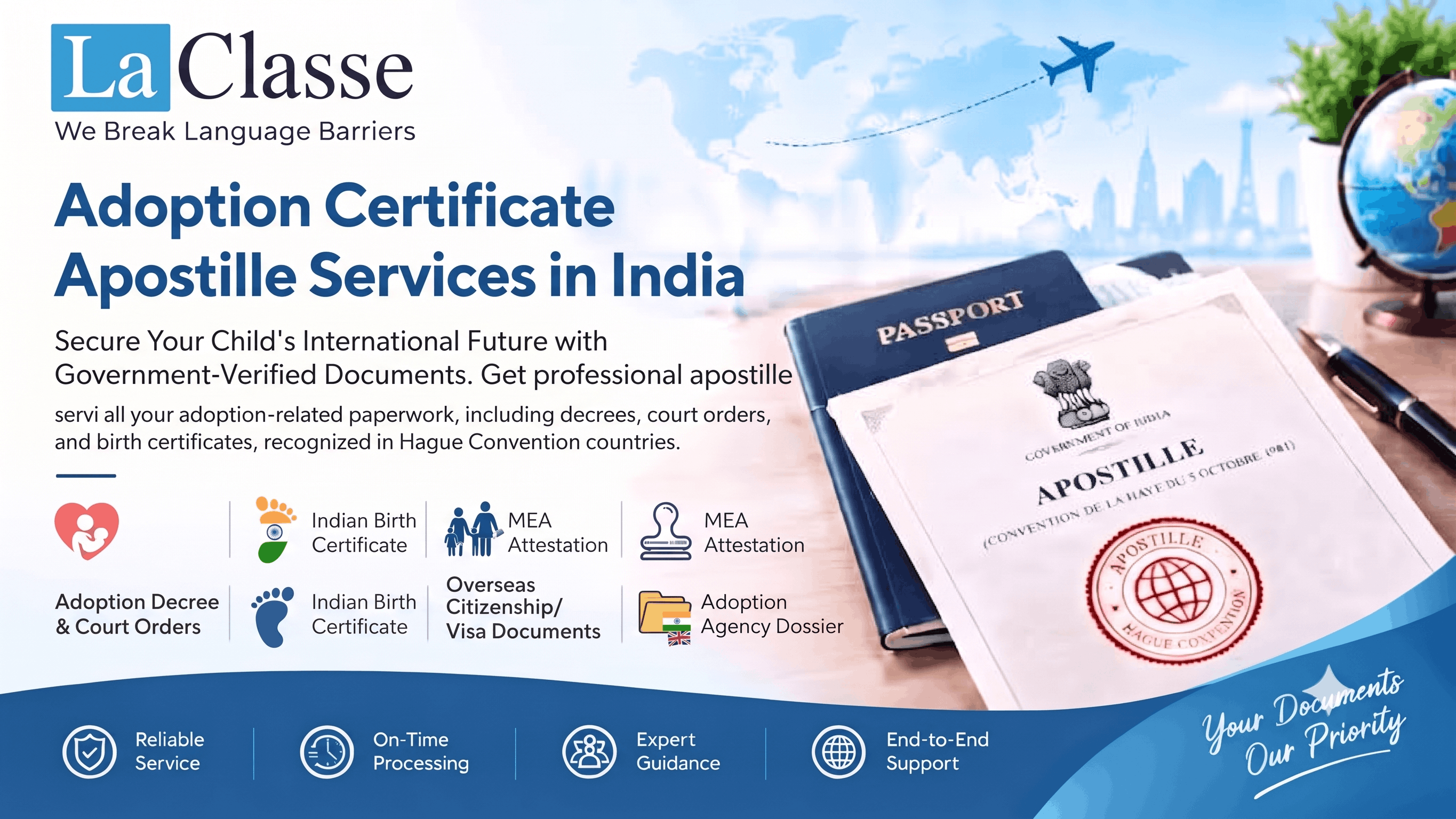 A Complete Guide To Adoption Certificate Apostille Services in India