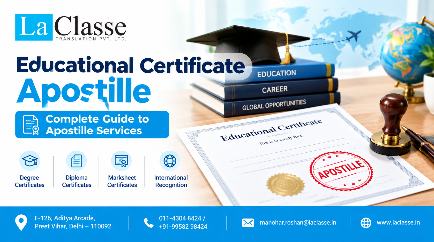 Educational Certificate Apostille – Complete Guide to Apostille Services