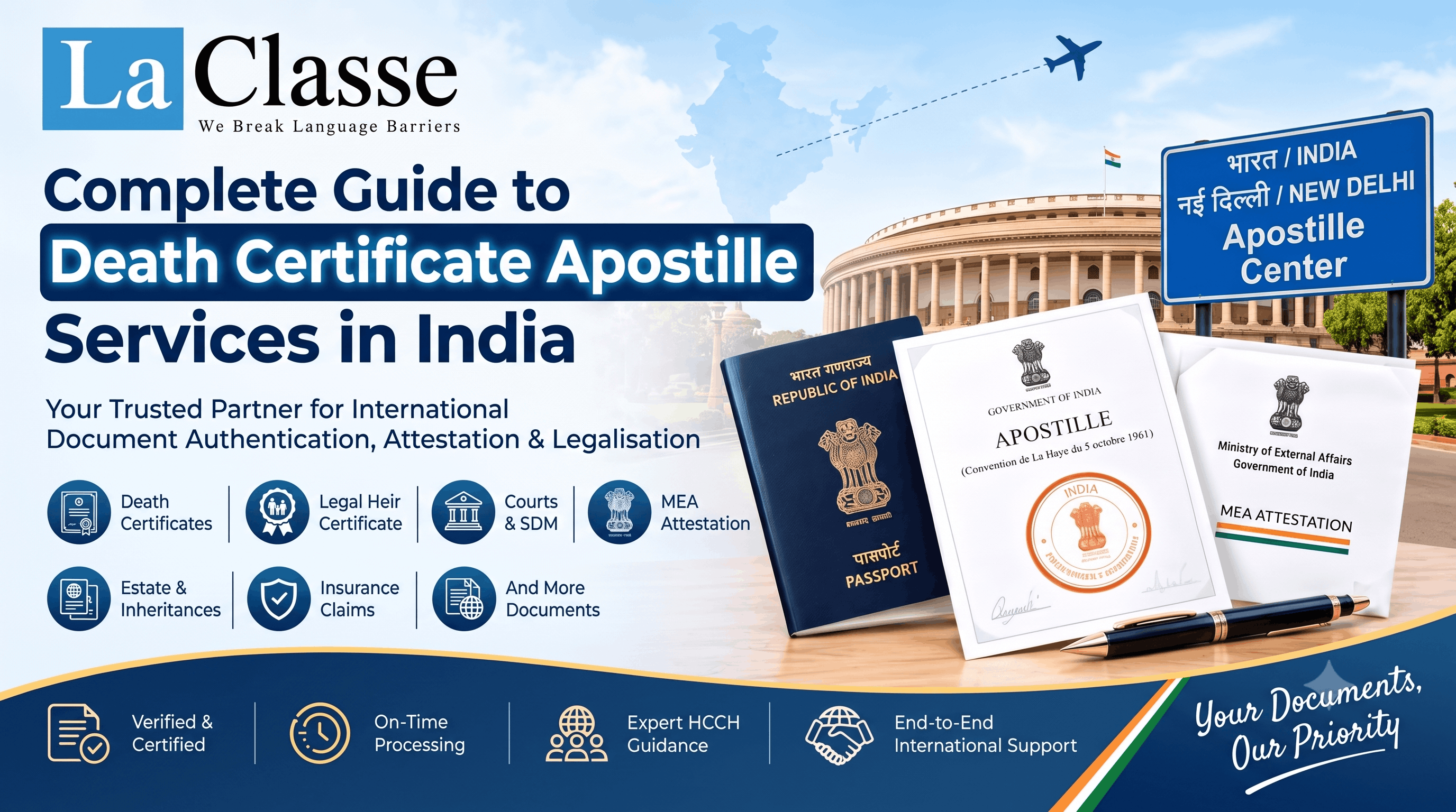 Complete Guide to Death Certificate Apostille Services in India