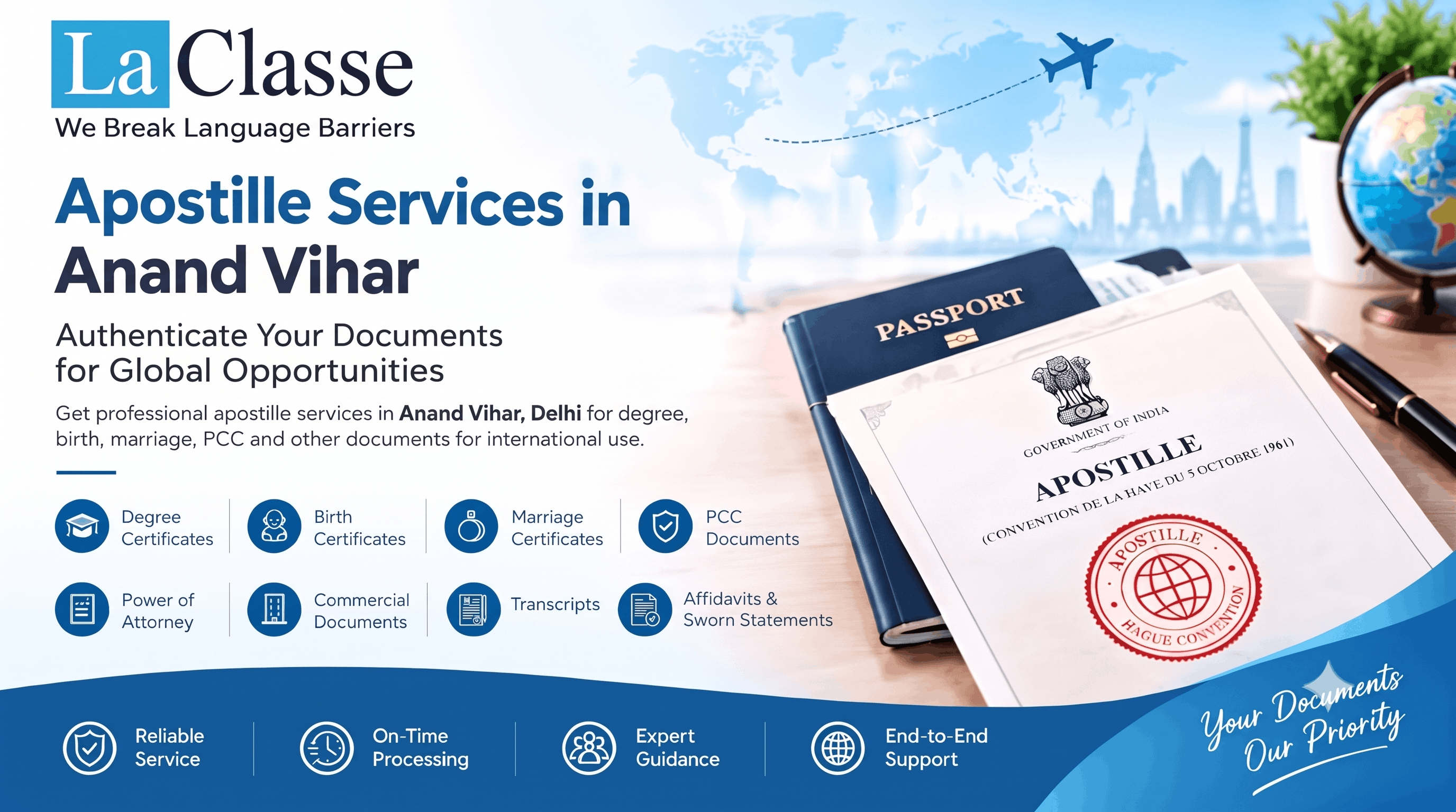 Apostille Services in Anand Vihar For All Documents