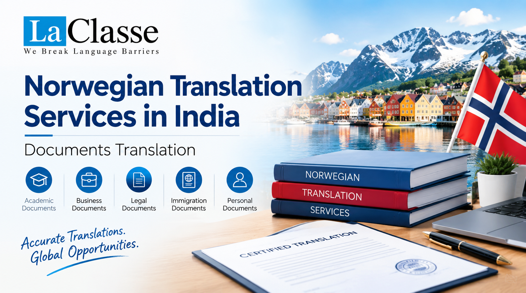 Norwegian Translation Services in India: Documents Translation