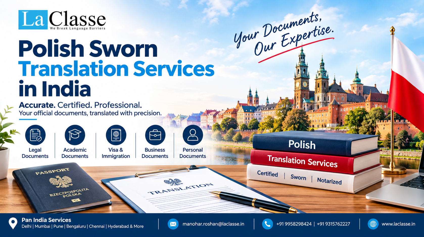Polish Sworn Translation Services in India