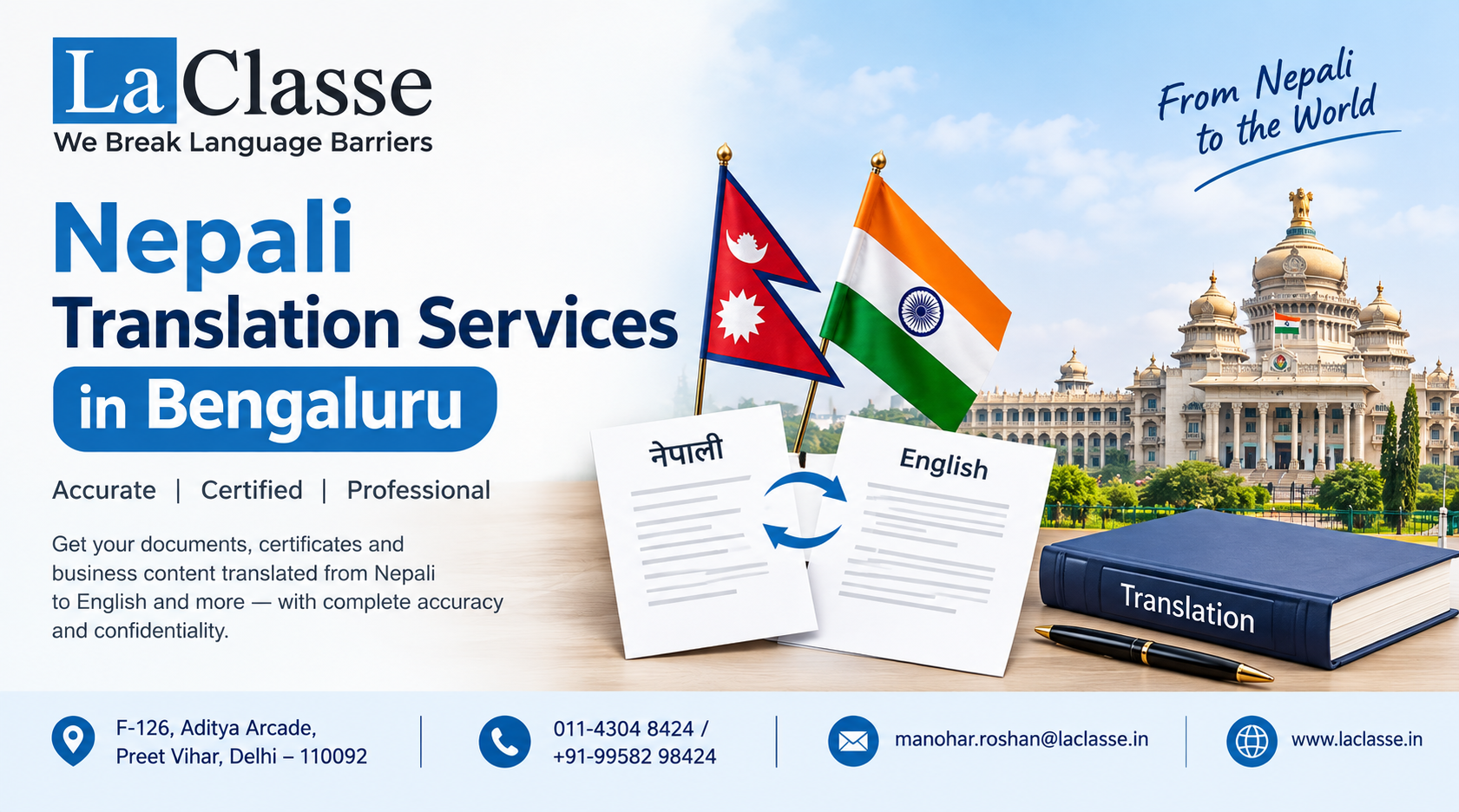 Nepali Translation Services in Bengaluru