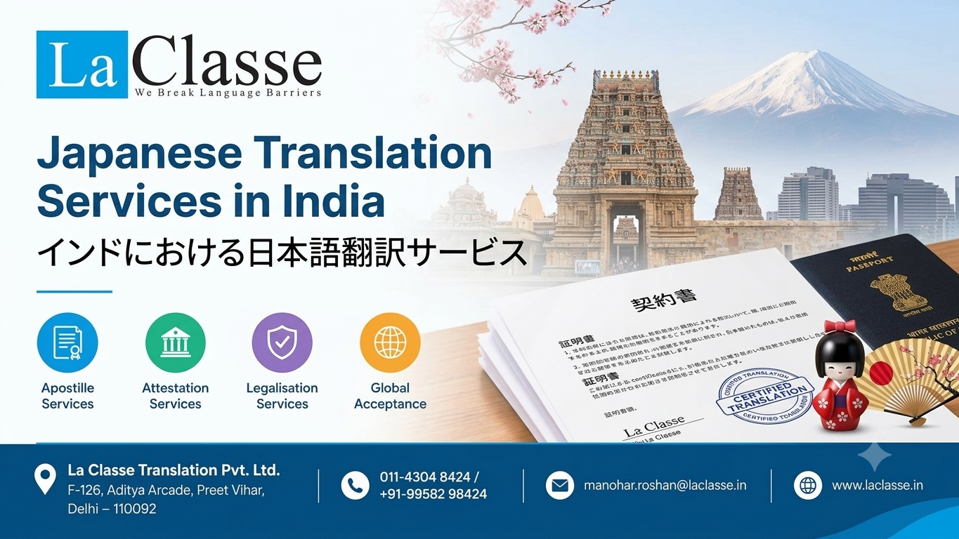 Japanese Translation Services in India