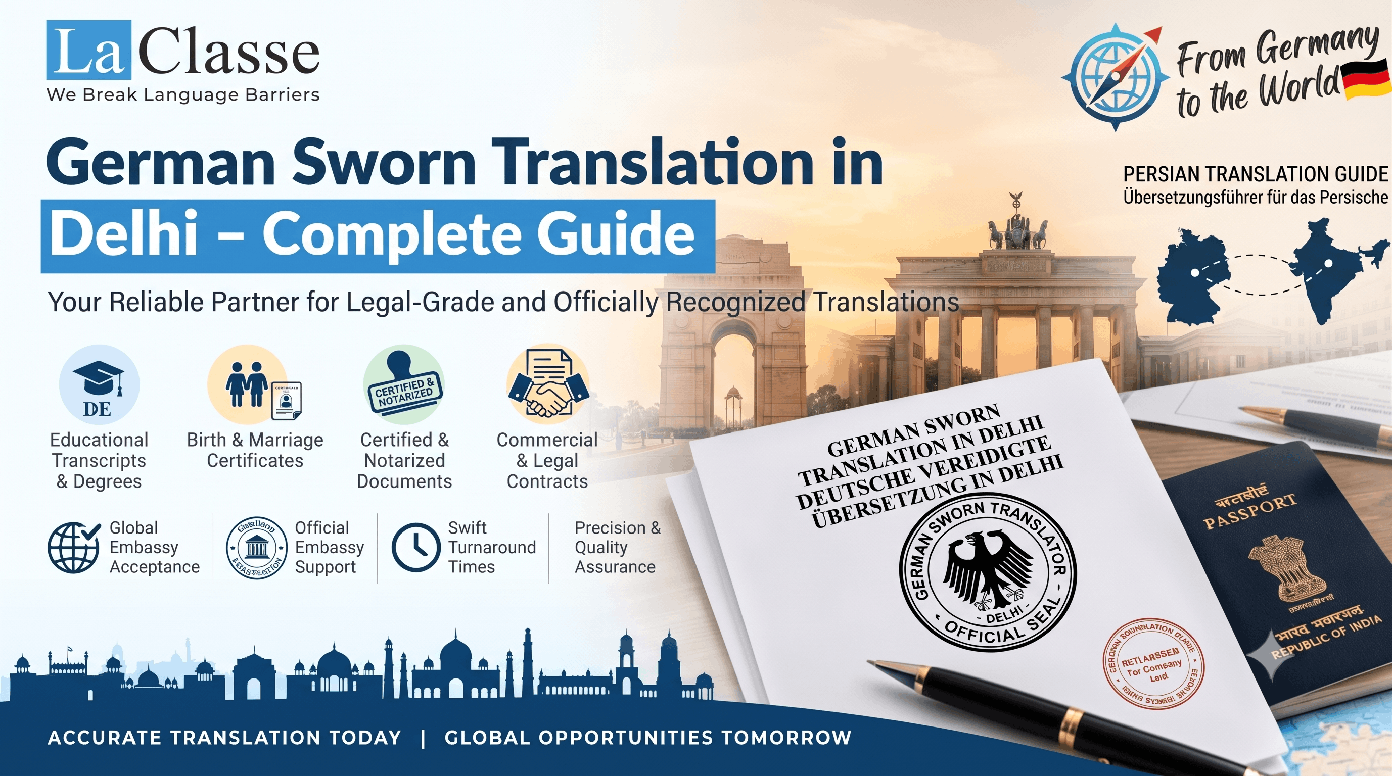 German Sworn Translation in Delhi – Complete Guide