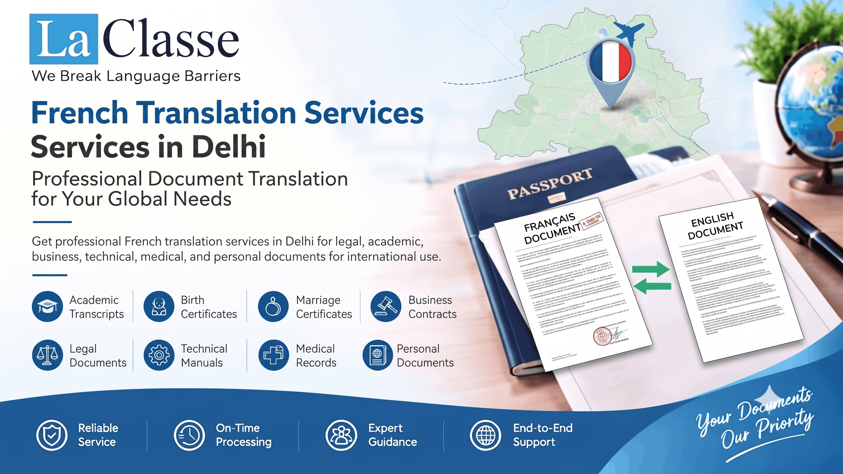 French Translation Services in Delhi: A Complete Guide