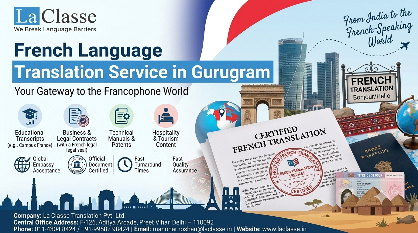 French Translation Services in Gurugram