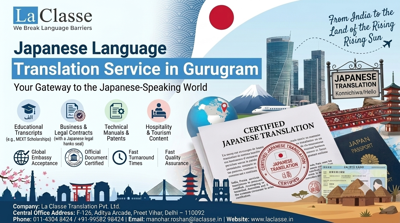 Japanese Translation Services in Gurgaon: A Complete Guide